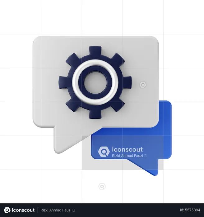 Support Chat  3D Icon