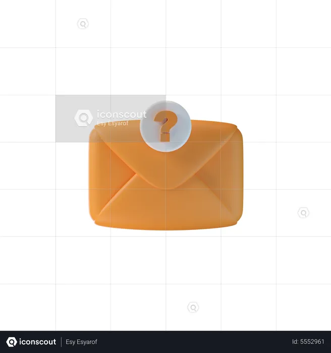 Support Mail  3D Icon