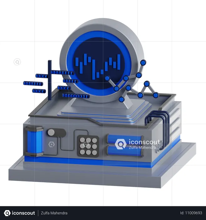 Surface Plot  3D Icon