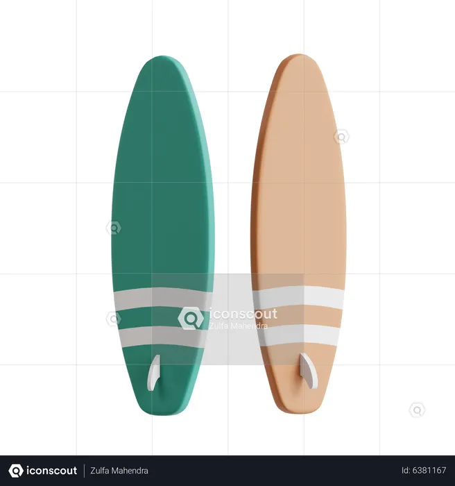 Surfando  3D Icon