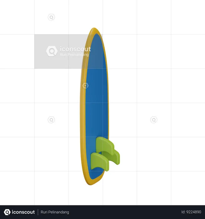 Surfboard  3D Icon