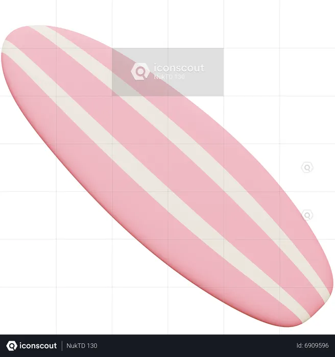 Surfboard  3D Icon