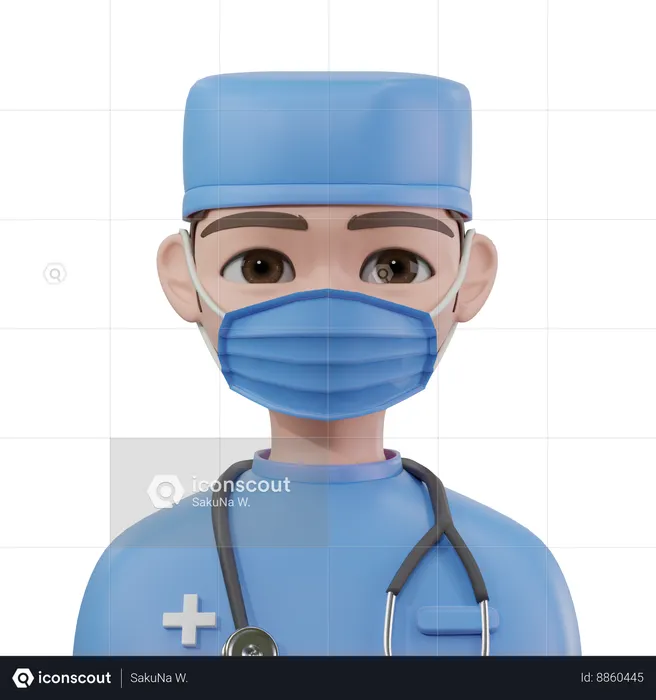 Surgeon  3D Icon