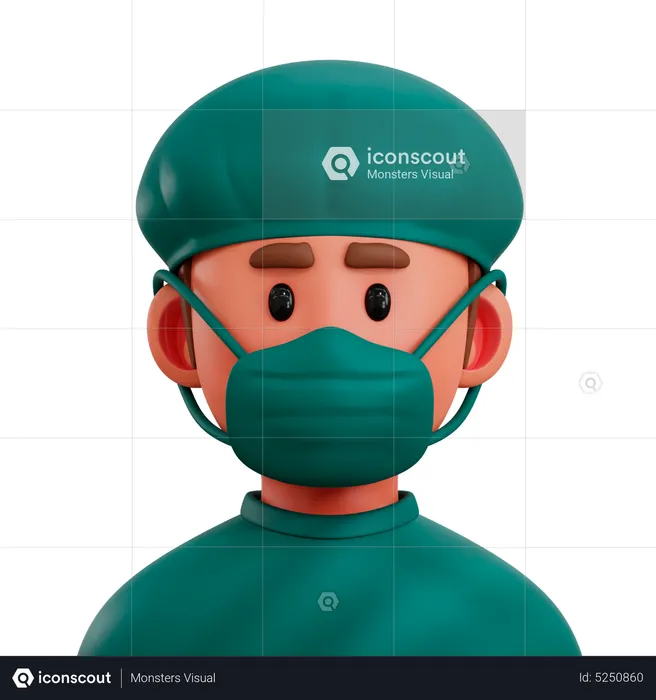 Surgeon  3D Icon