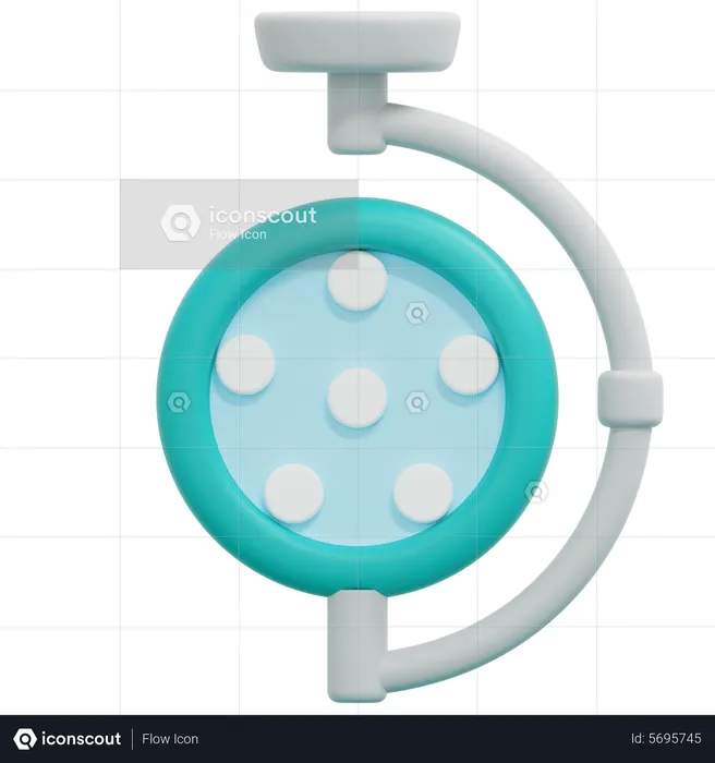 Surgery Lamp  3D Icon