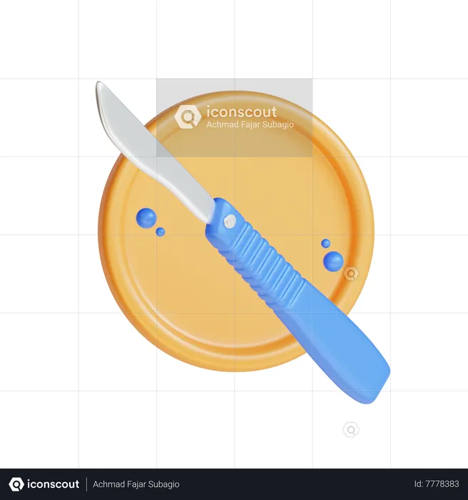 Surgical scalpel  3D Icon