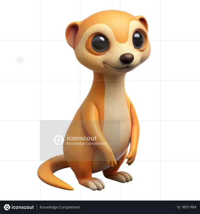 Suricata  3D Icon