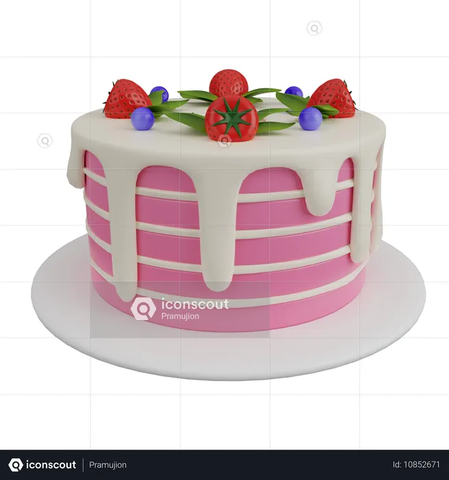 Surprise cake  3D Icon