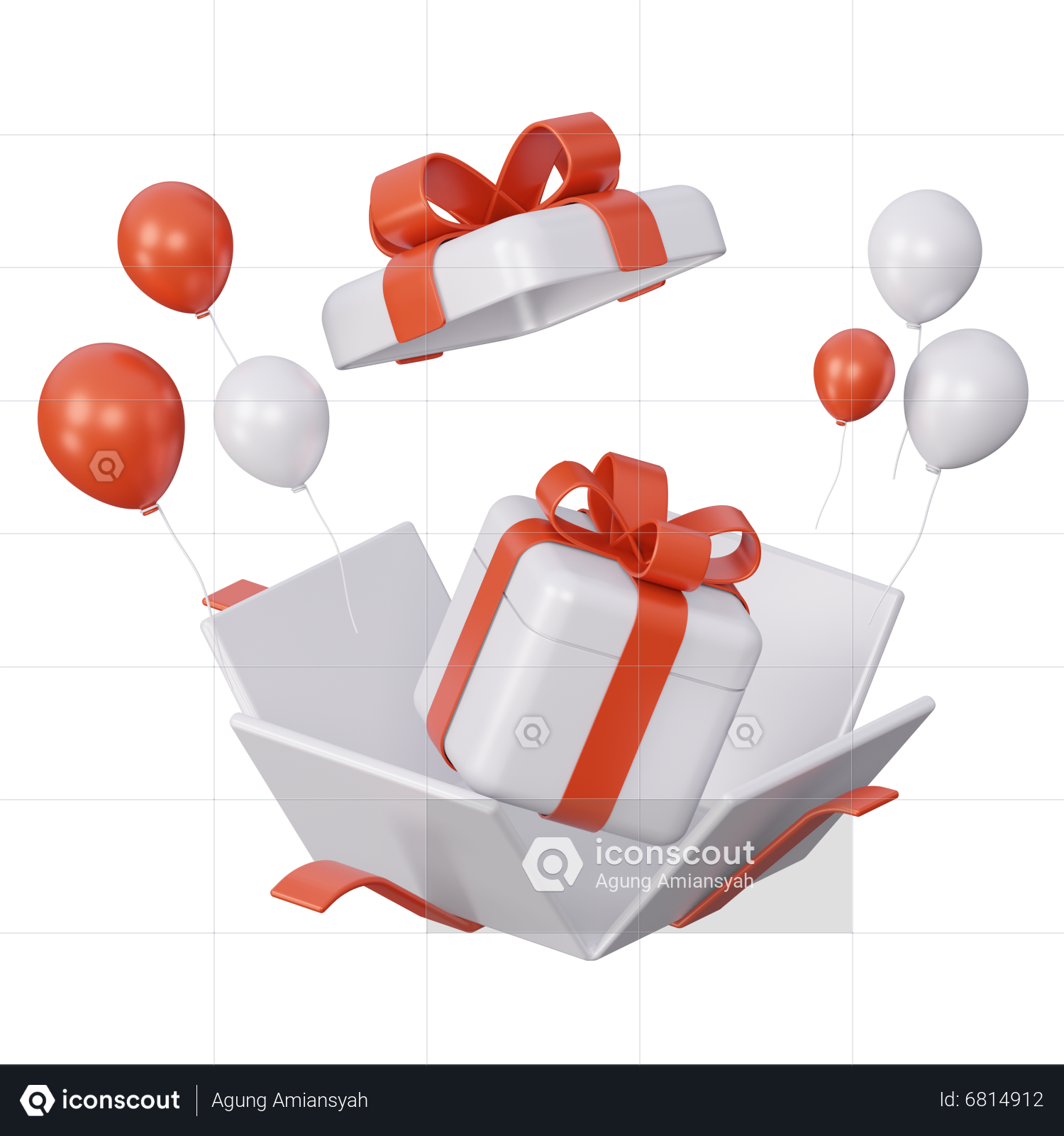 Opened surprise gift box Stock Vector by ©IconicBestiary 88738938