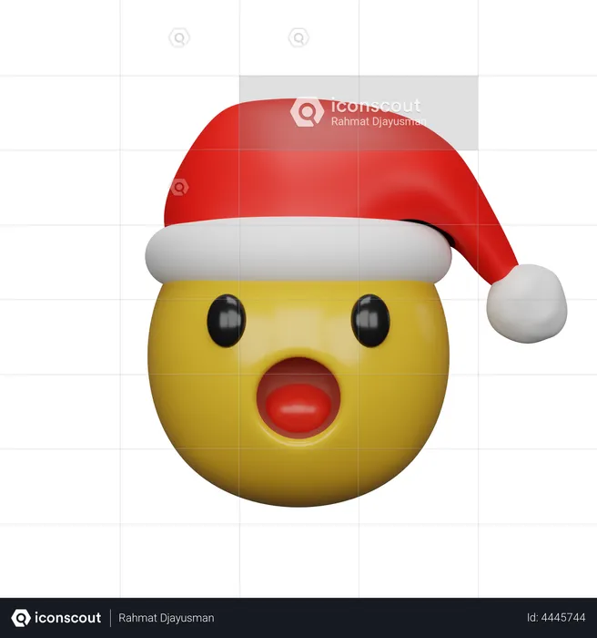 Surprised Emoji Emoji 3D Illustration