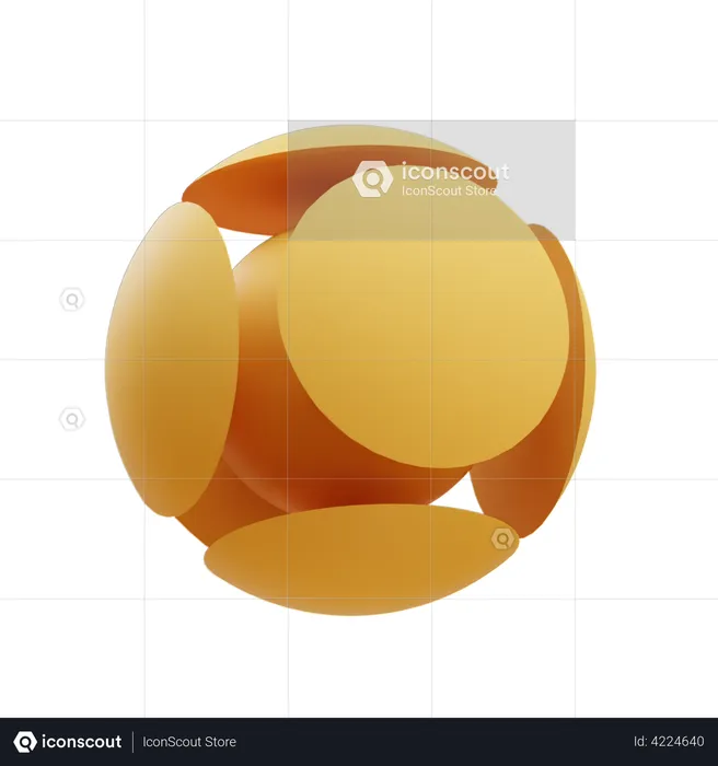 Surround Spheres  3D Icon