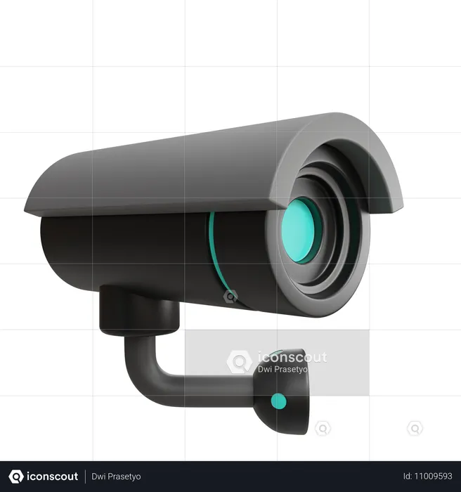 Surveillance Camera  3D Icon