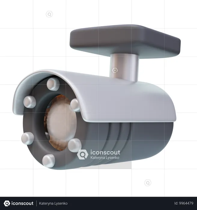 Surveillance Camera  3D Icon