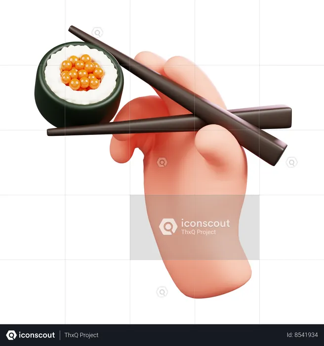 Sushi  3D Icon