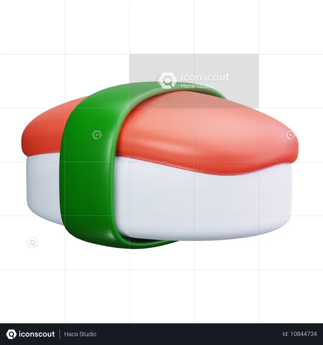 Sushi  3D Icon