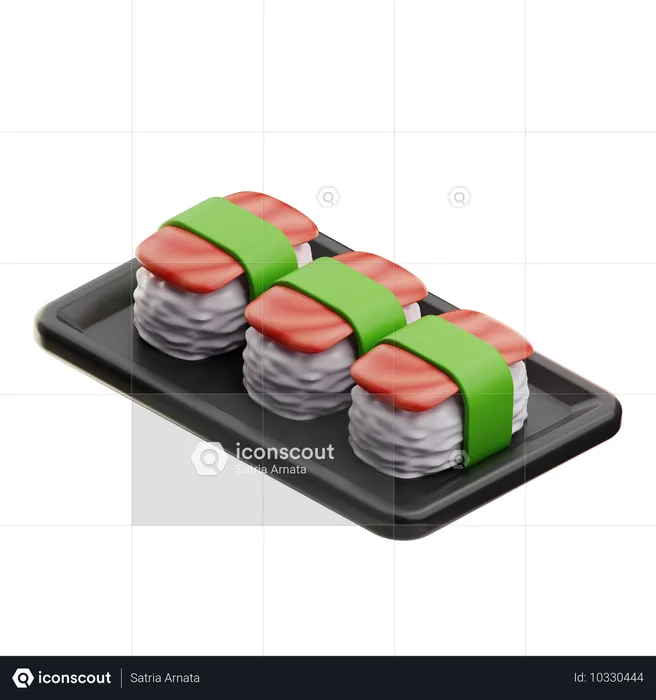 Sushi  3D Icon