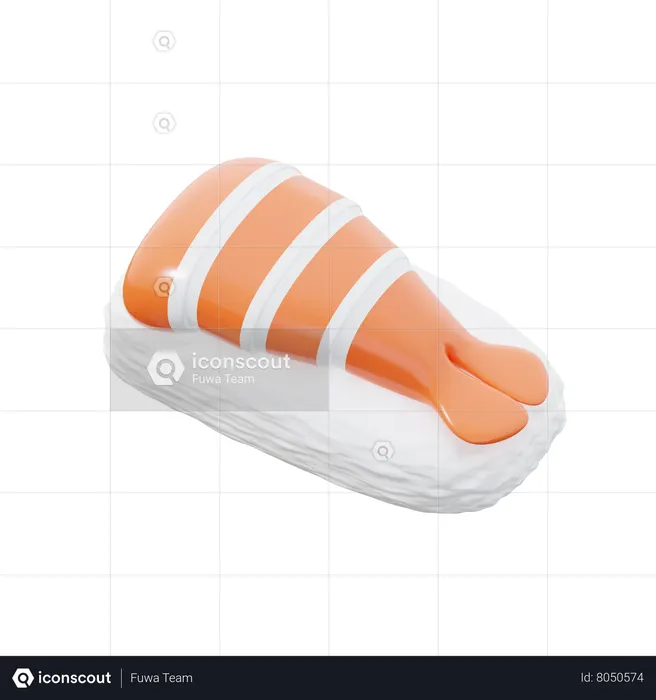 Sushi  3D Icon