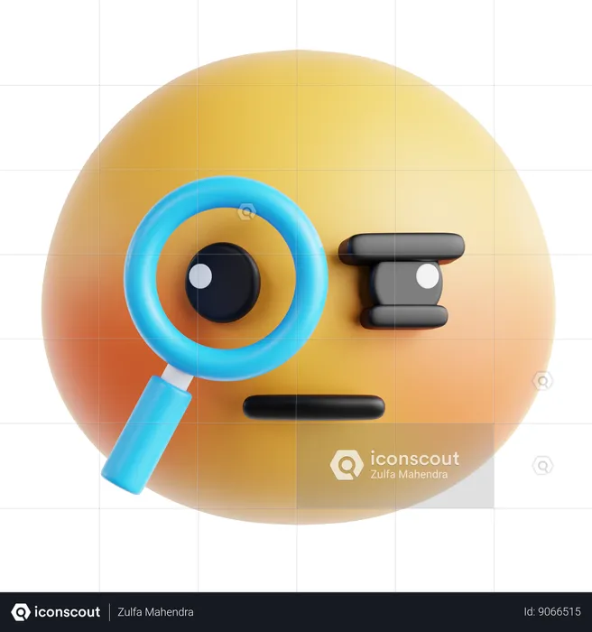 Suspicious Emoji Emoji 3D Icon