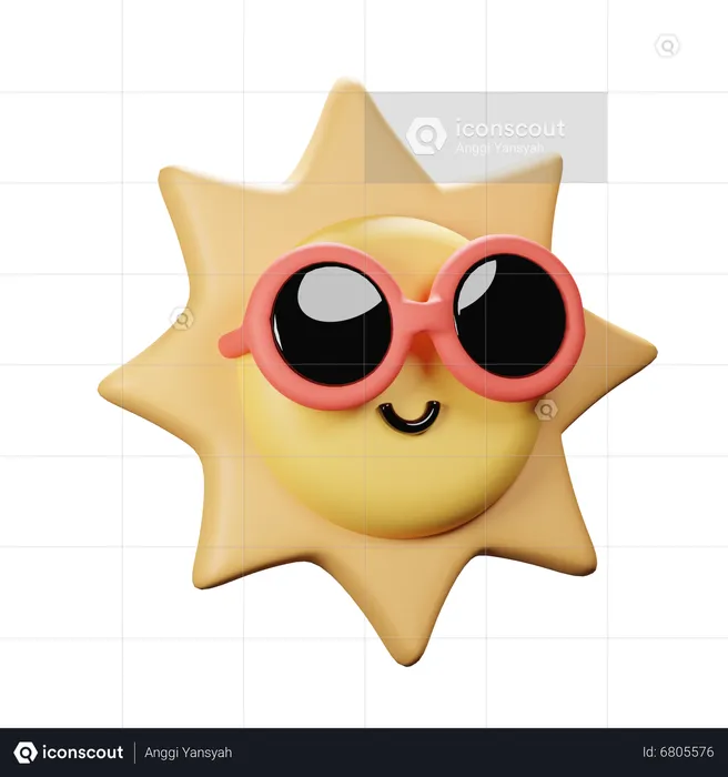 Süße Sonne  3D Icon