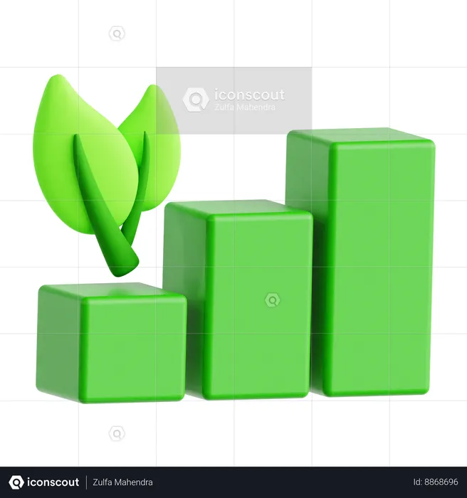 Sustainable Development  3D Icon