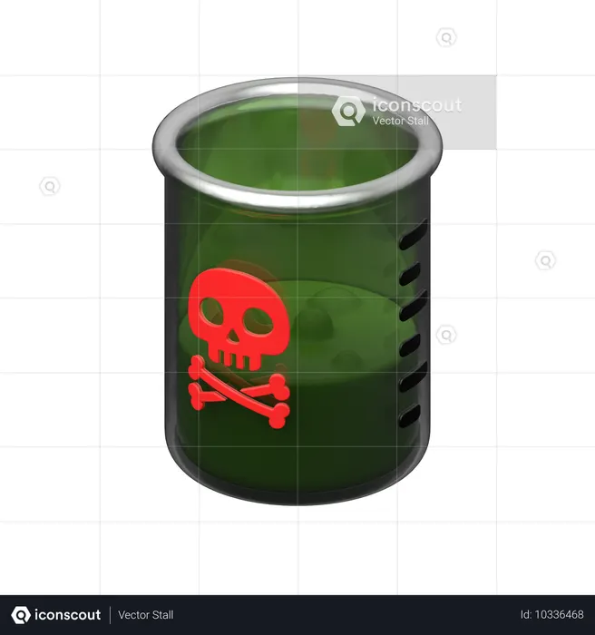 Químico peligroso  3D Icon