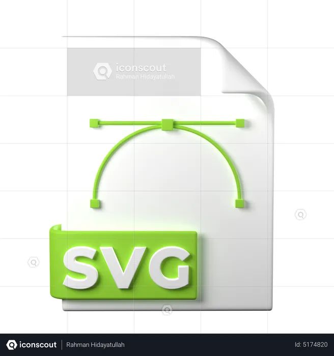 SVG File  3D Icon