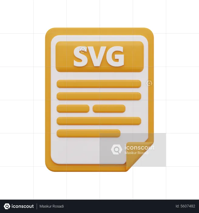 Svg file  3D Icon