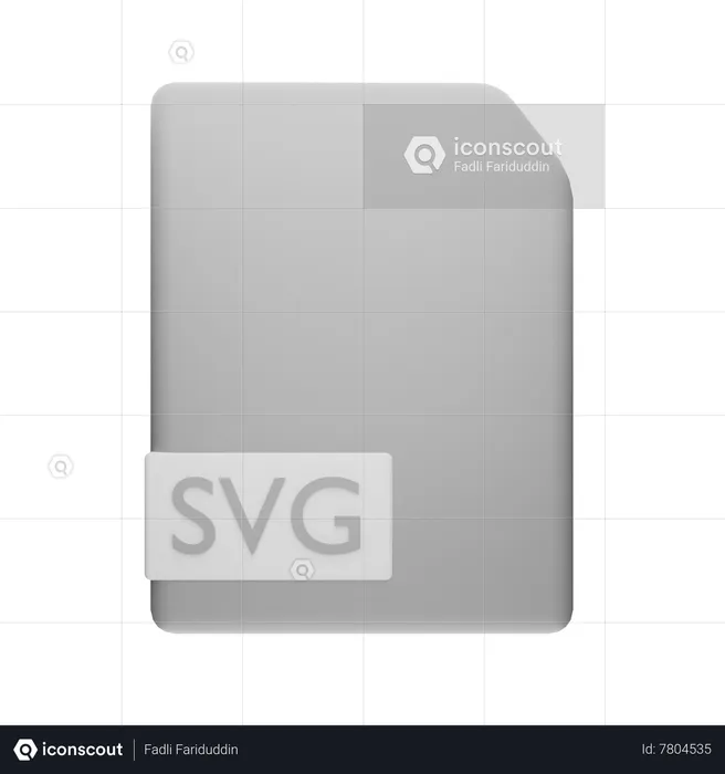 Svg Format  3D Icon