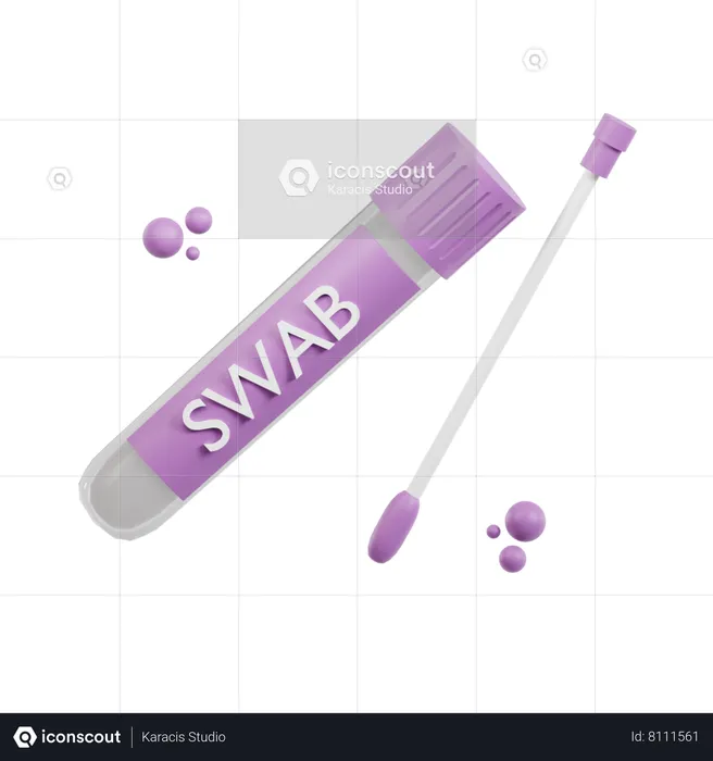 Swab  3D Icon