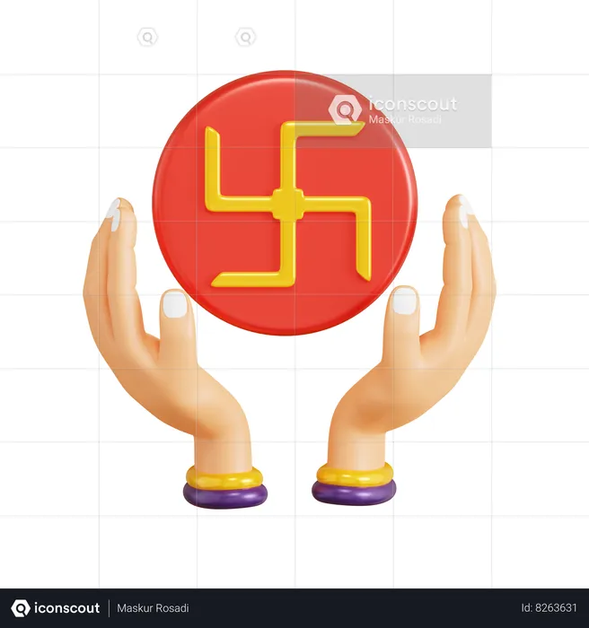Swastika  3D Icon