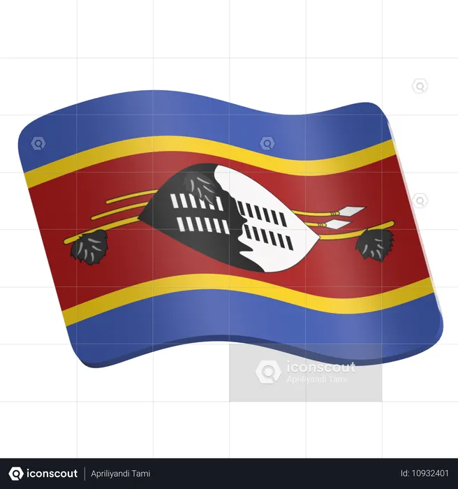 Swaziland  3D Icon