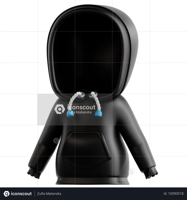 Sweatshirt à capuche  3D Icon