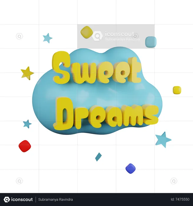 Sweet dreams  3D Icon