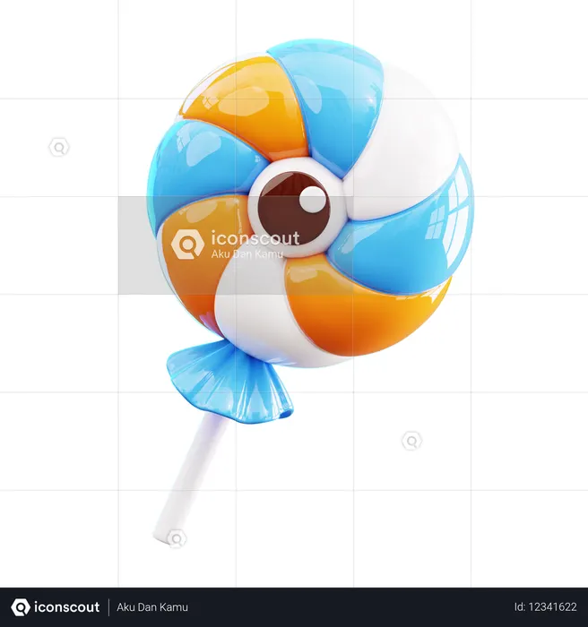 Sweet Lollipop  3D Icon