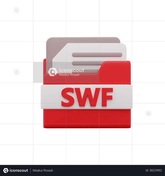 Swf File  3D Icon