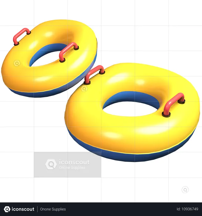 Swim Ring  3D Icon