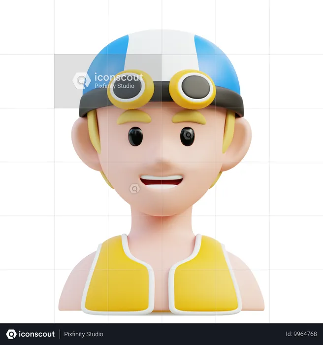 Swimmer  3D Icon