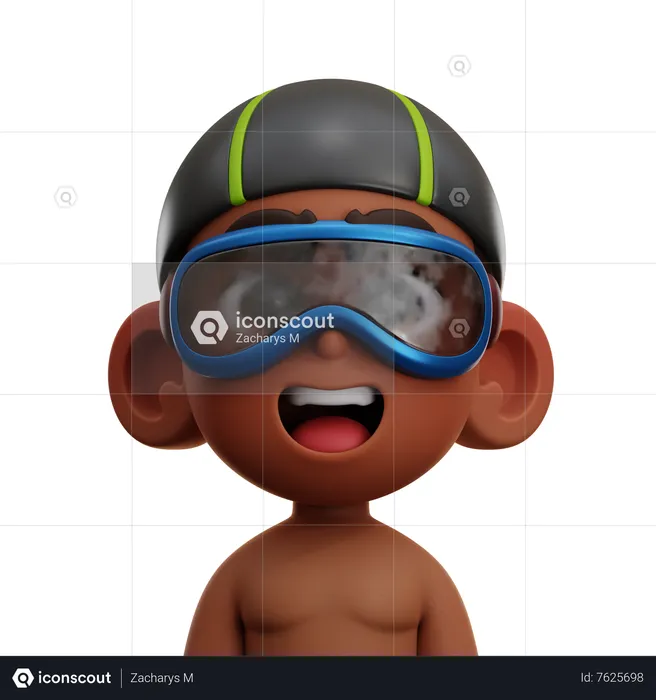 Swimmer Player  3D Icon