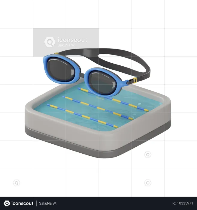 Swimming  3D Icon