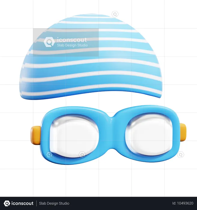 Swimming Goggles  3D Icon