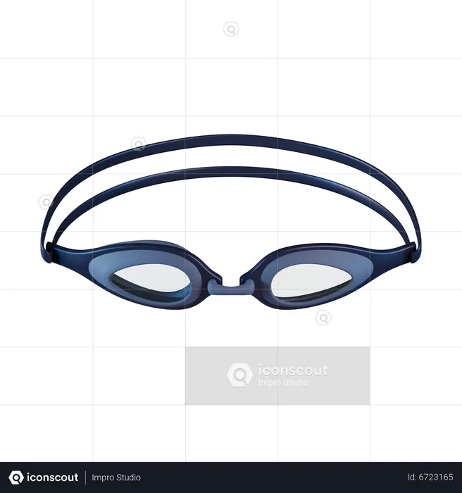 Swimming Goggles  3D Icon