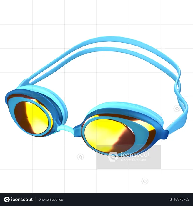 Swimming Googles  3D Icon