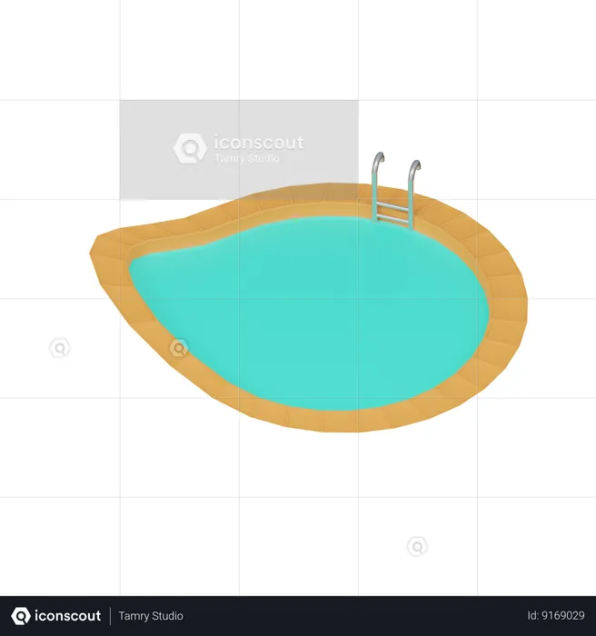 Swimming Pool  3D Icon