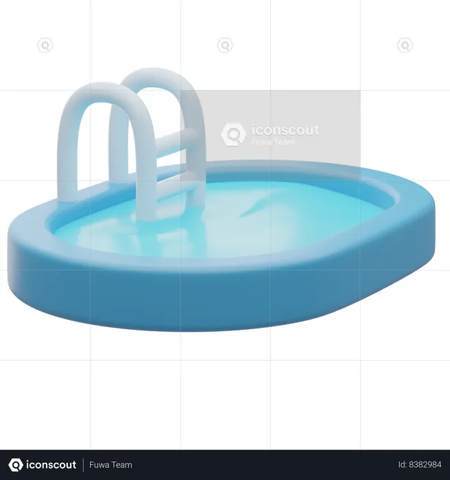 Swimming Pool  3D Icon