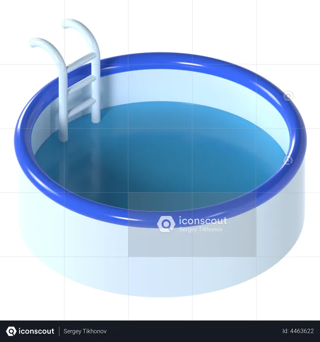 Swimming Pool  3D Illustration