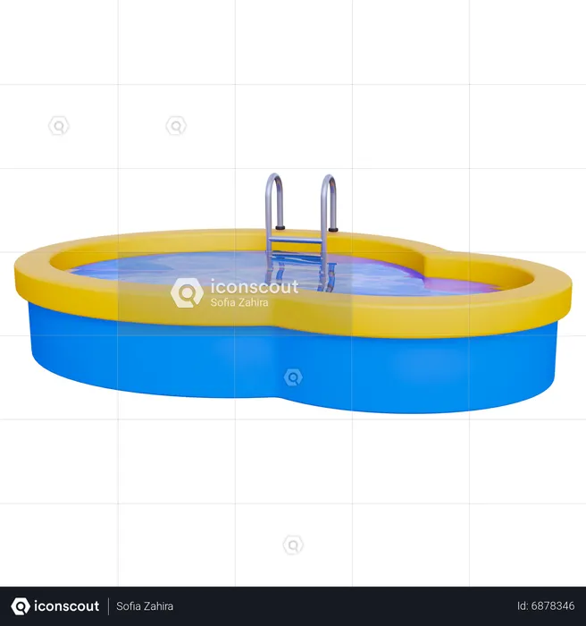 Swimming Pool  3D Icon