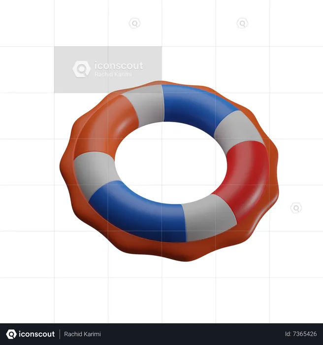 Swimming Rings  3D Icon