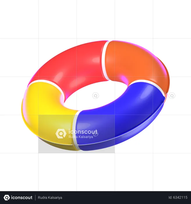 Swimming Tube  3D Icon