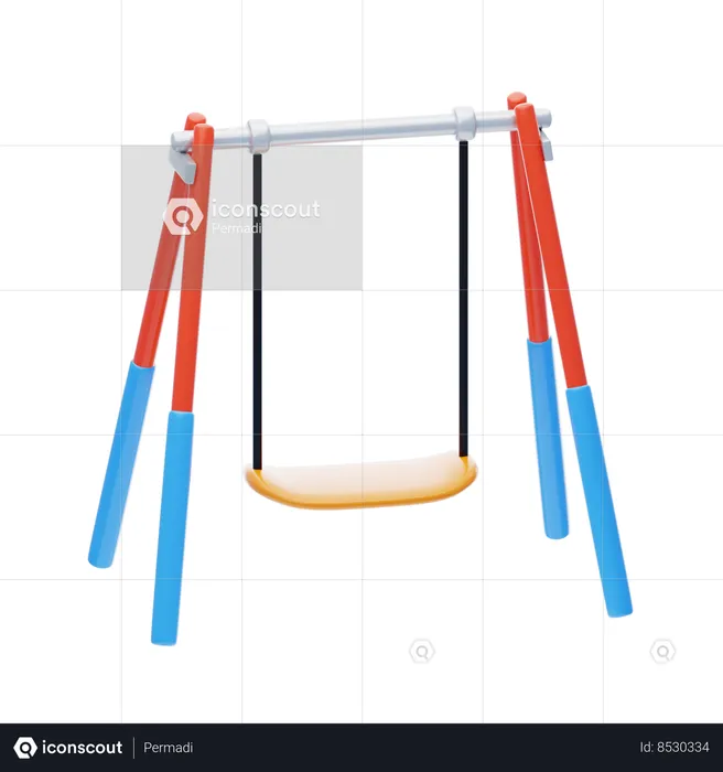 Swing Set  3D Icon