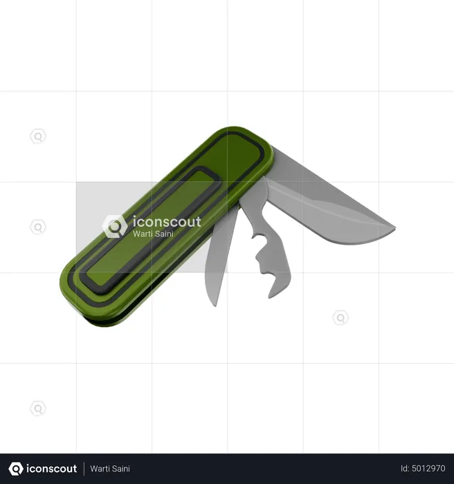 Swiss Knife  3D Icon